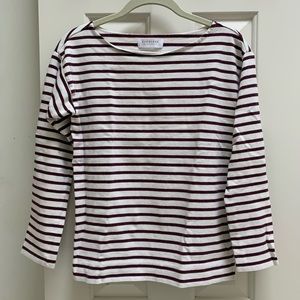 Everlane Striped Boatneck Top Size S
